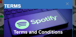 Terms and Conditions Banner